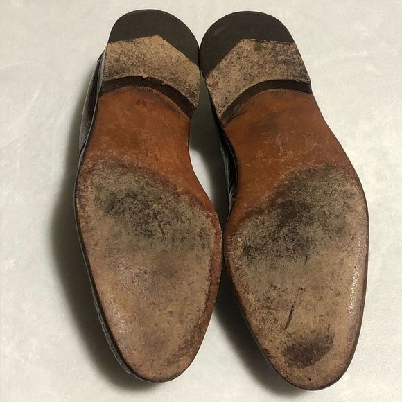 Lopez Taibo Dark Brown Lizard Skin Slip-On Loafers • Men’s Size 9.5 - Picture 5 of 7